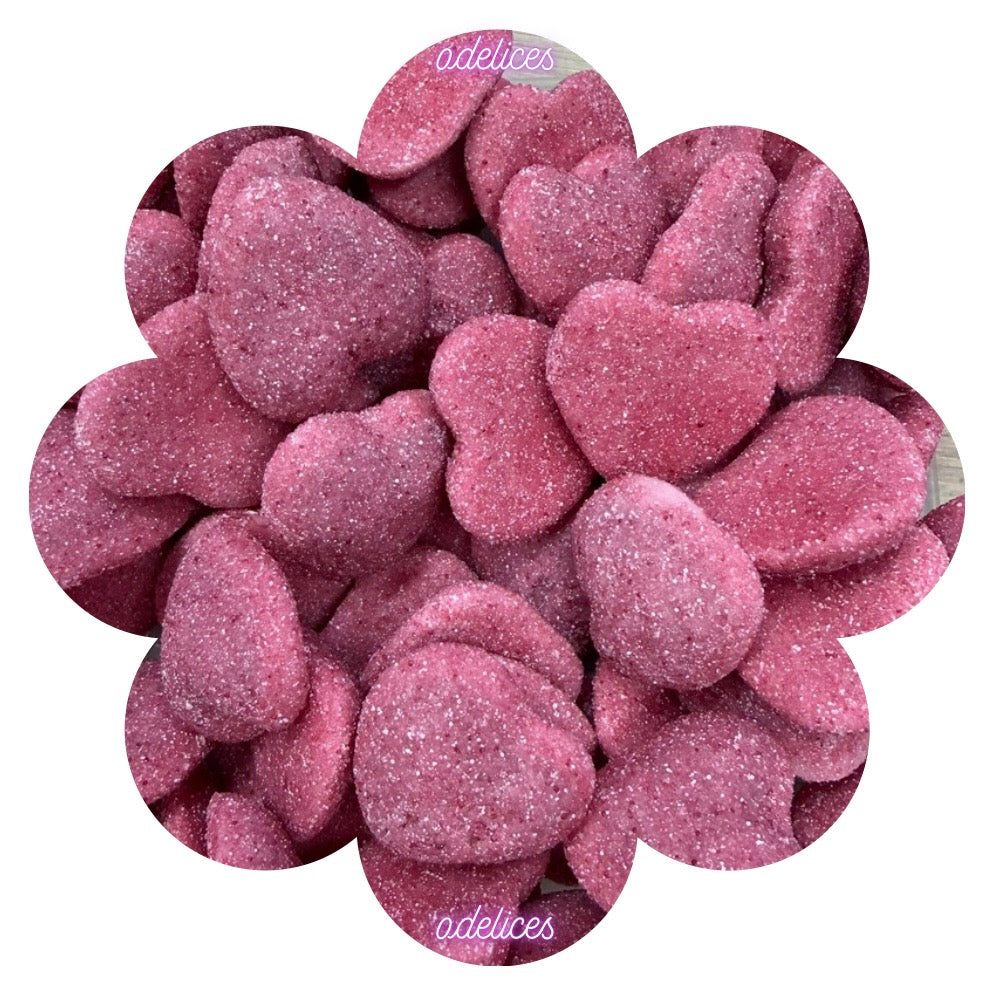Coeur fourré fraise (100g)