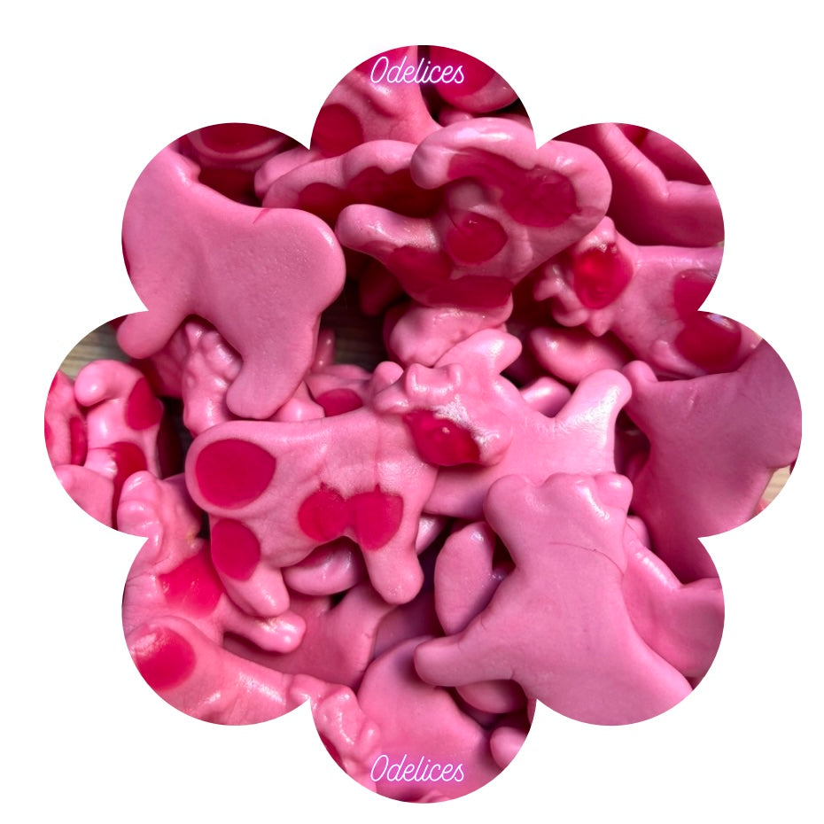 Vache au lait fraise (100g)- trolli