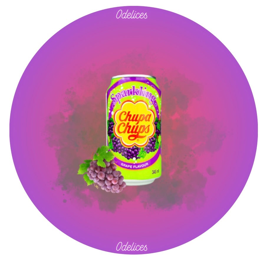 Soda Chupa Chups au raisin pétillant, 345ml Ddm 26/12/24