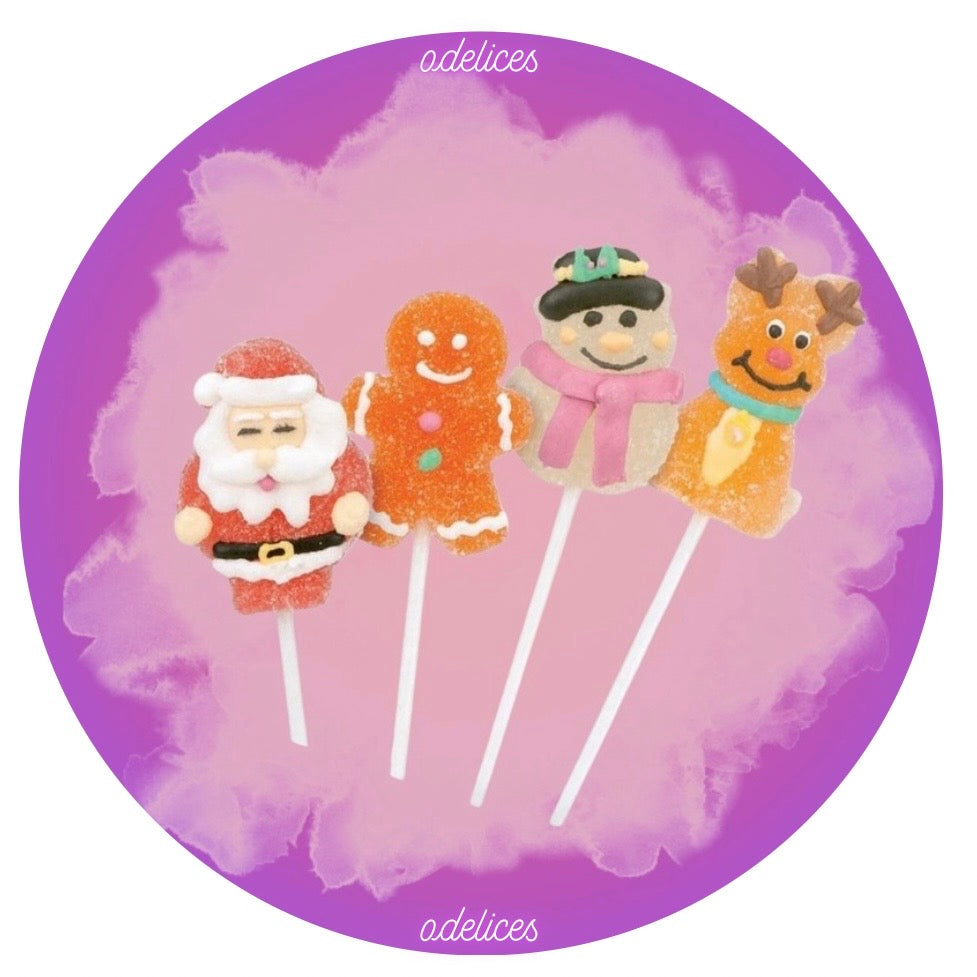 sucette gélifiée de Noël (unité)