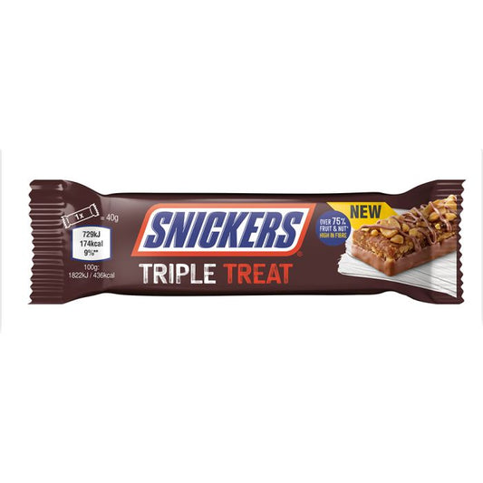 Snickers triple treat fruit&nut