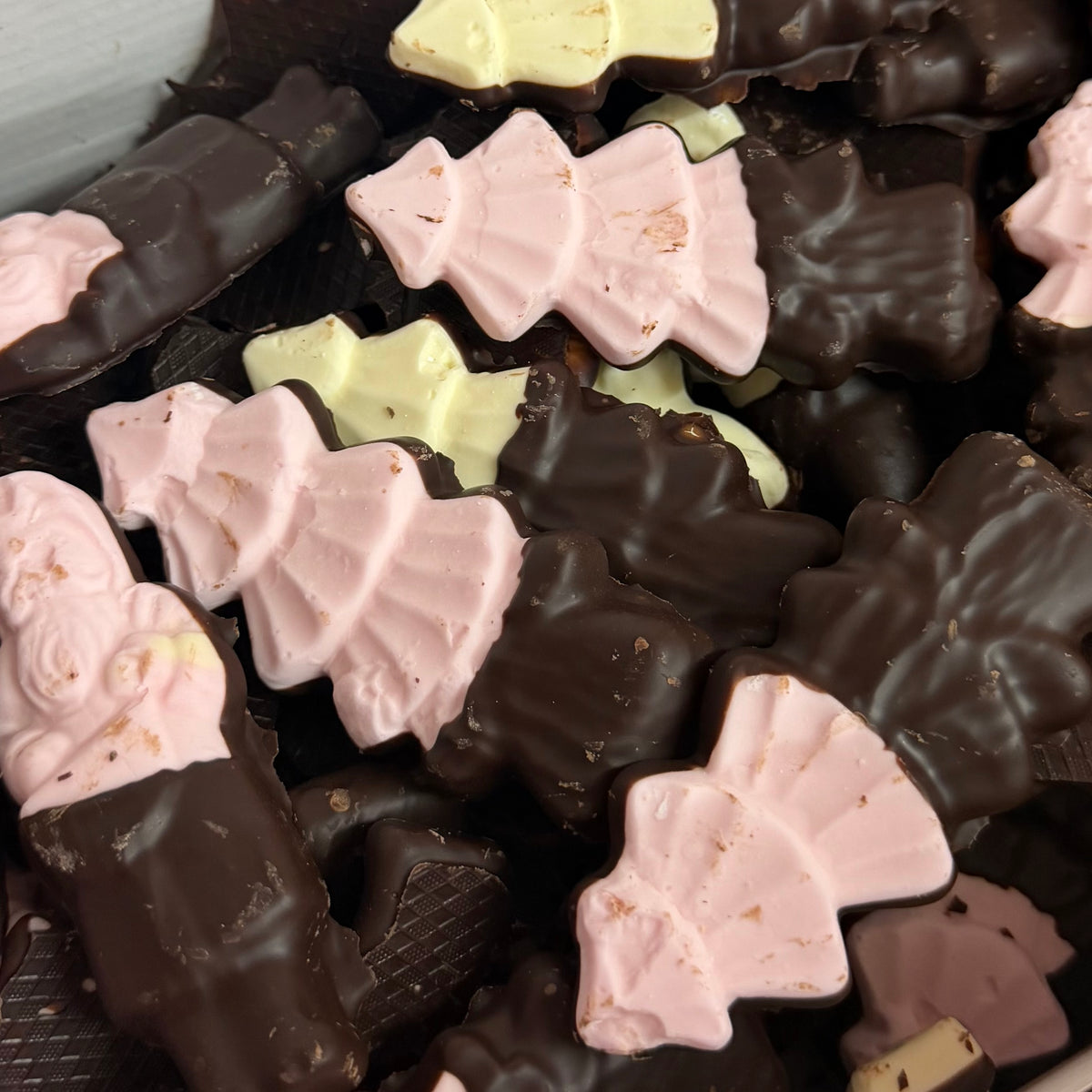 Meringue de Noël chocolat noir (x5)