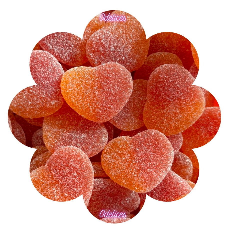 Coeur pêche sucrés (100g)