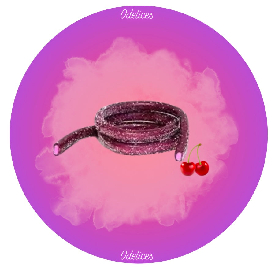 Maxi câbles cerises acidulé (unité)