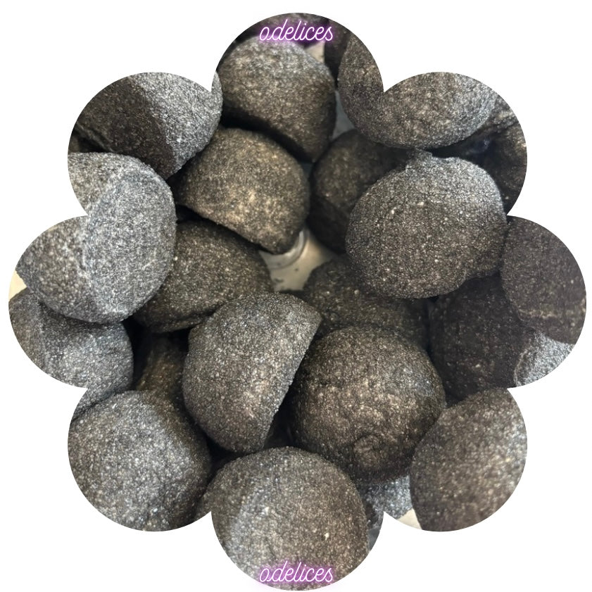 Guimauves Balles de Golf Noire - Vanille - Lot de 9