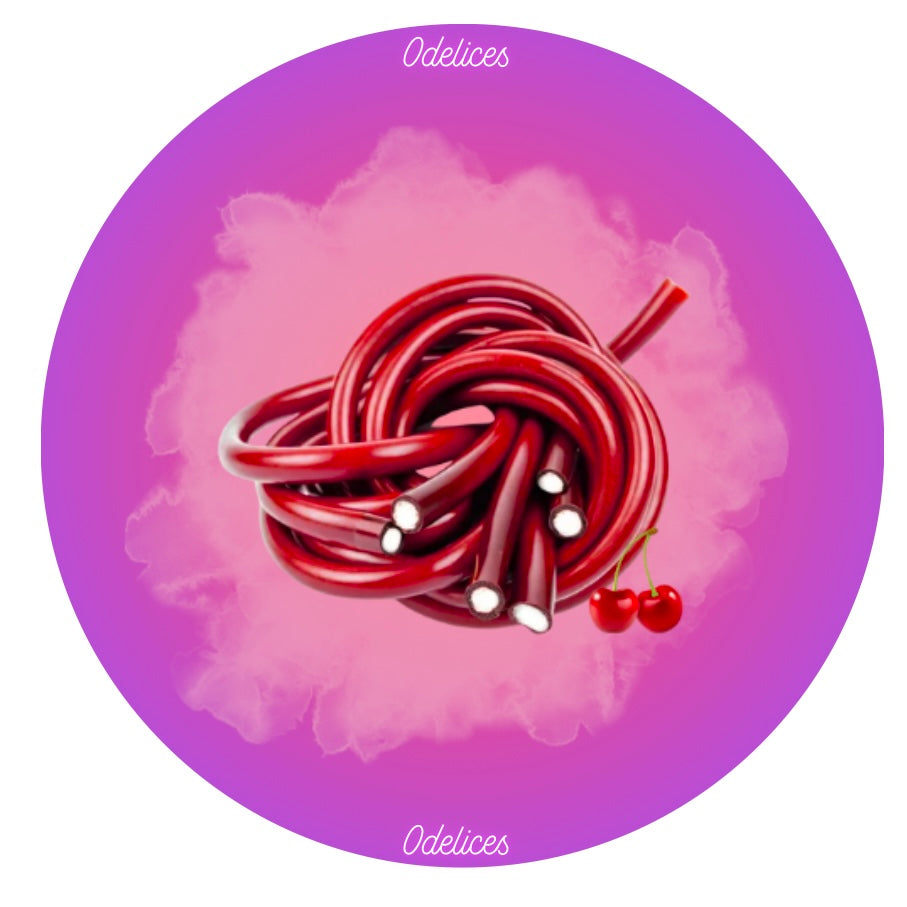 Maxi Câble cerise lisse (x1)