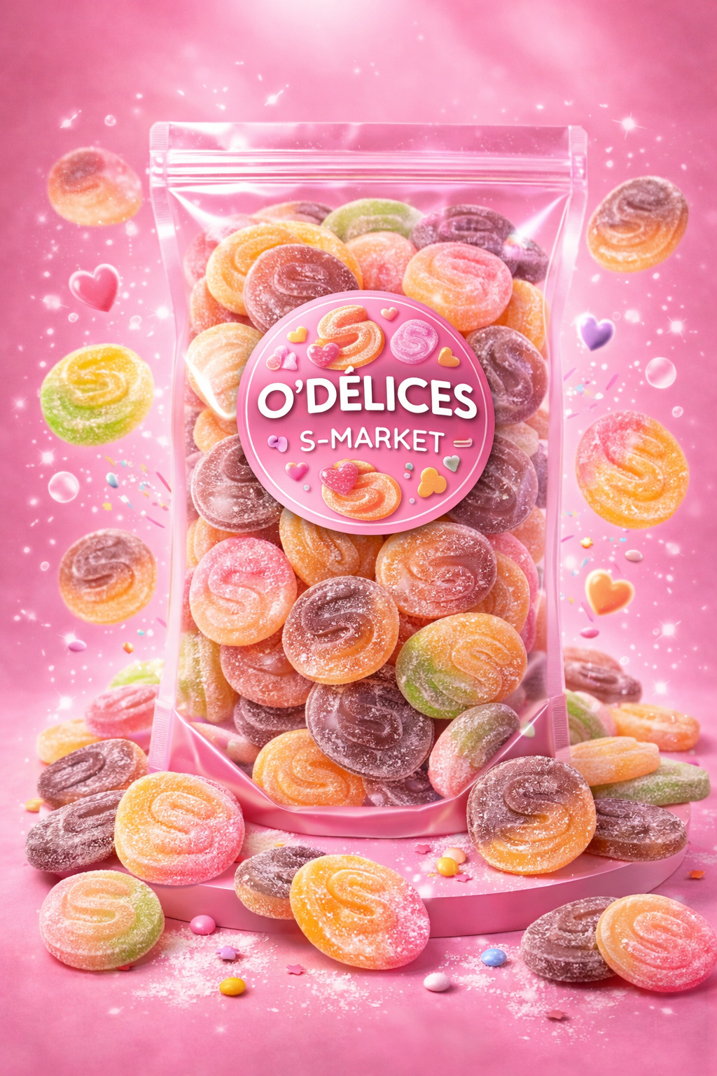 Mix S-marke bonbons suédois (300g)