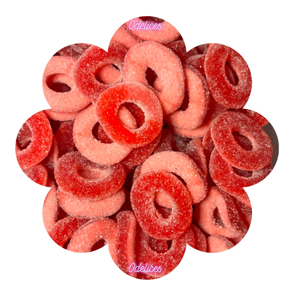 Anneaux fraise (100g)