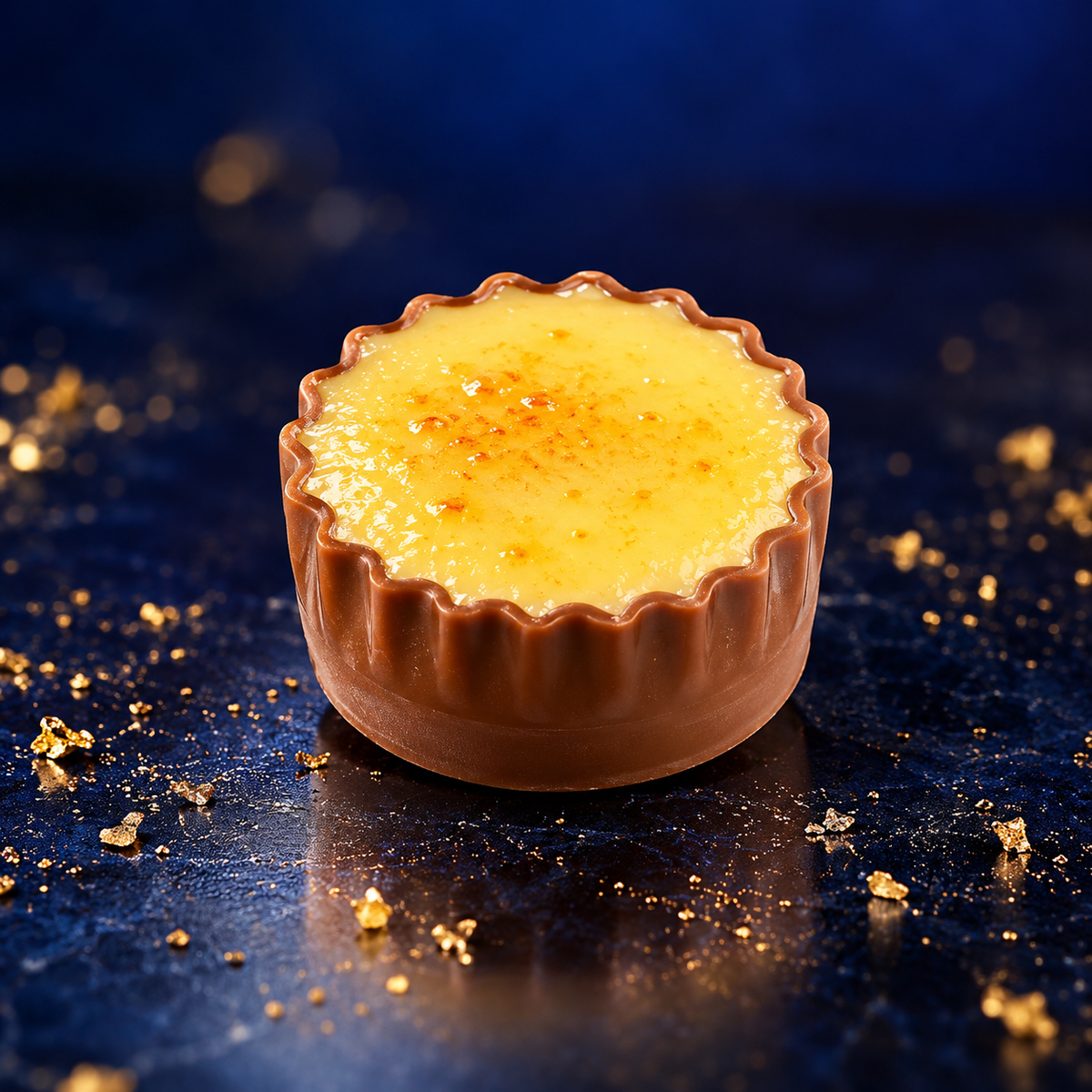 Chocolat lait fourré crème brûlée (x5)