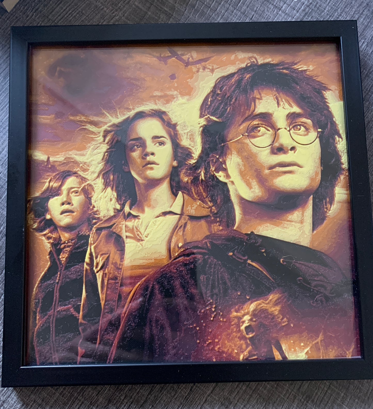 cadre 3D harry potter