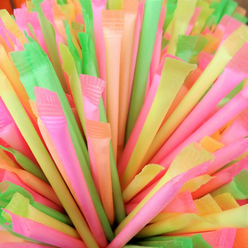 Paille fruit ( lot de 5)