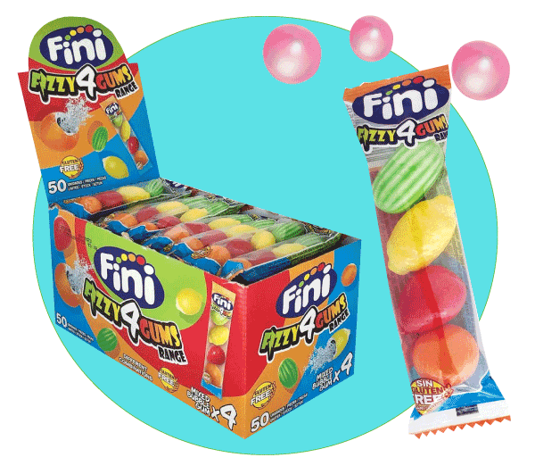 Macédoine fizzy four gums (unité)