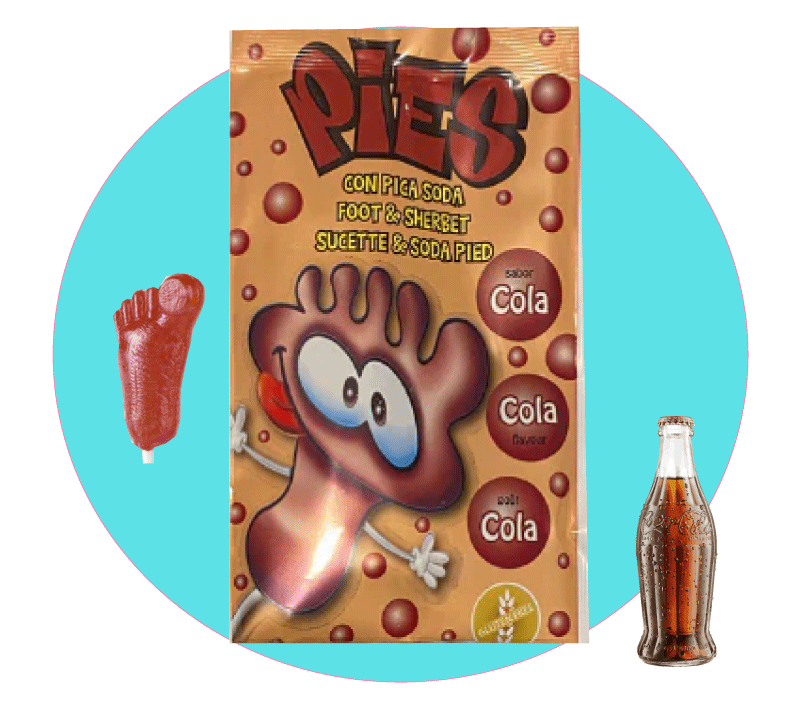 🌱 sucette pied poudre cola (unité)