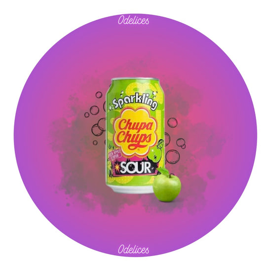 Chupa Chups Sparkling Sour Green Apple (09/2024)