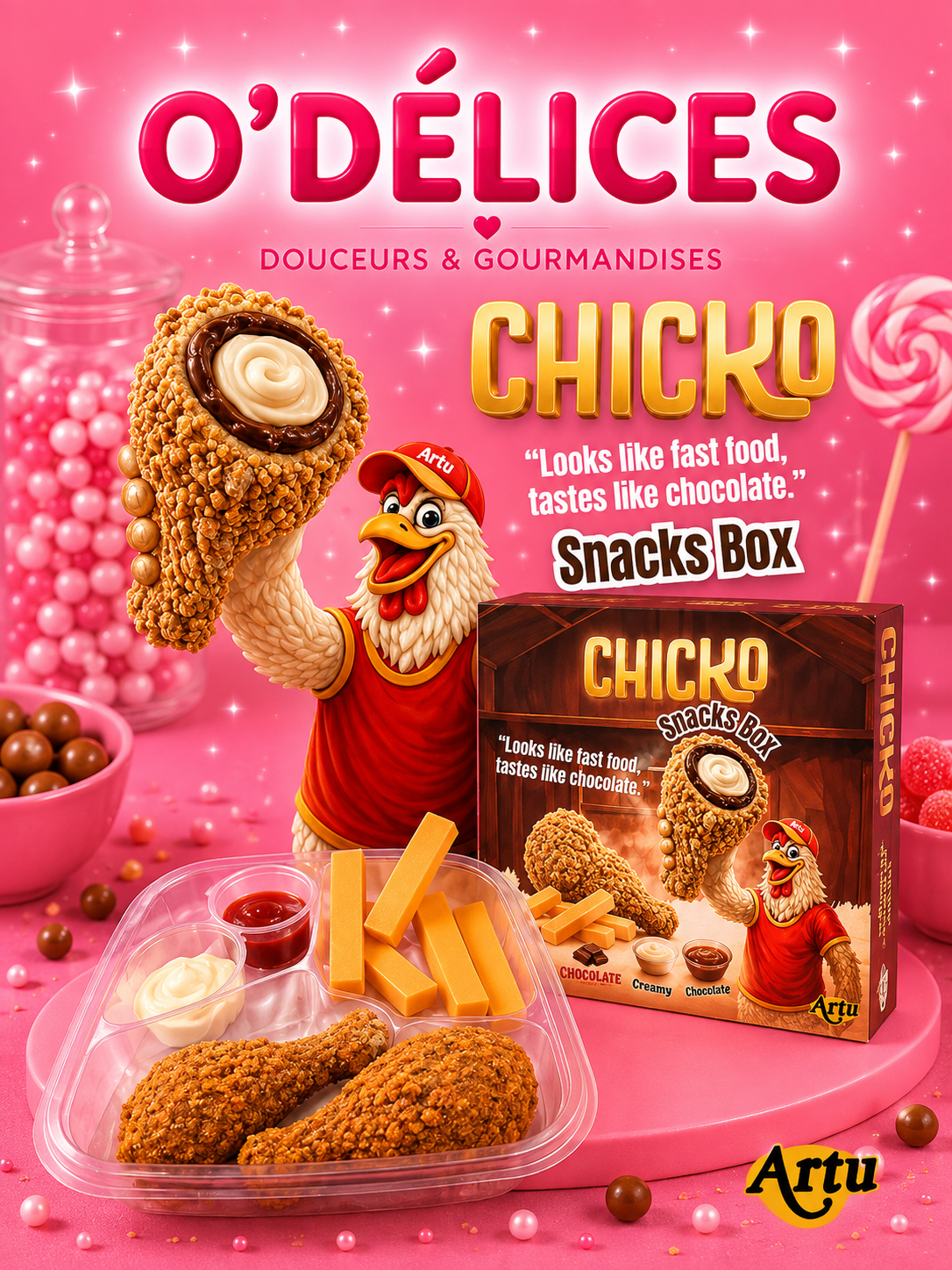 Box snack pilon de poulet