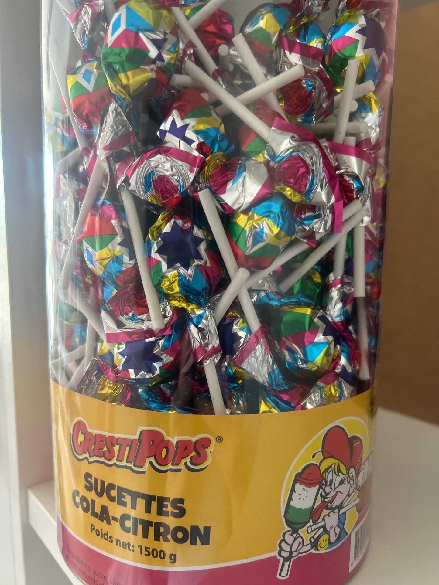 Sucette cola citron