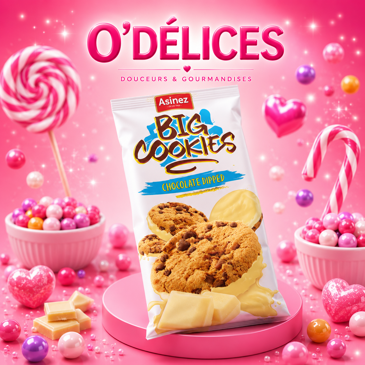 Cookies chocolat blanc
