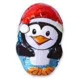 Mini pingouin en chocolat lot de 10