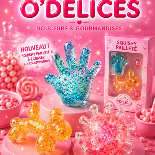 Squishy paillettes