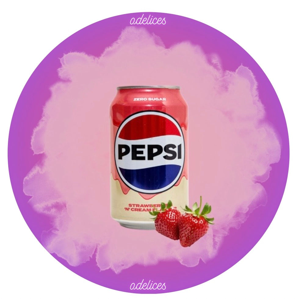 Pepsi Zero Sugar Strawberry & Cream