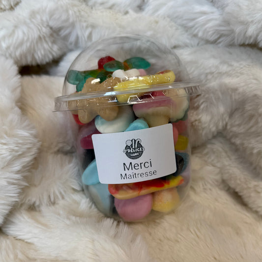 Cup merci maîtresse personnalisée (x1)