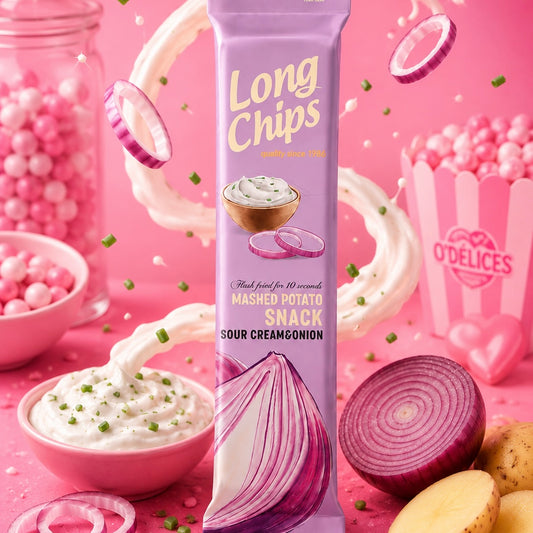 Long Chips - Crème & onion