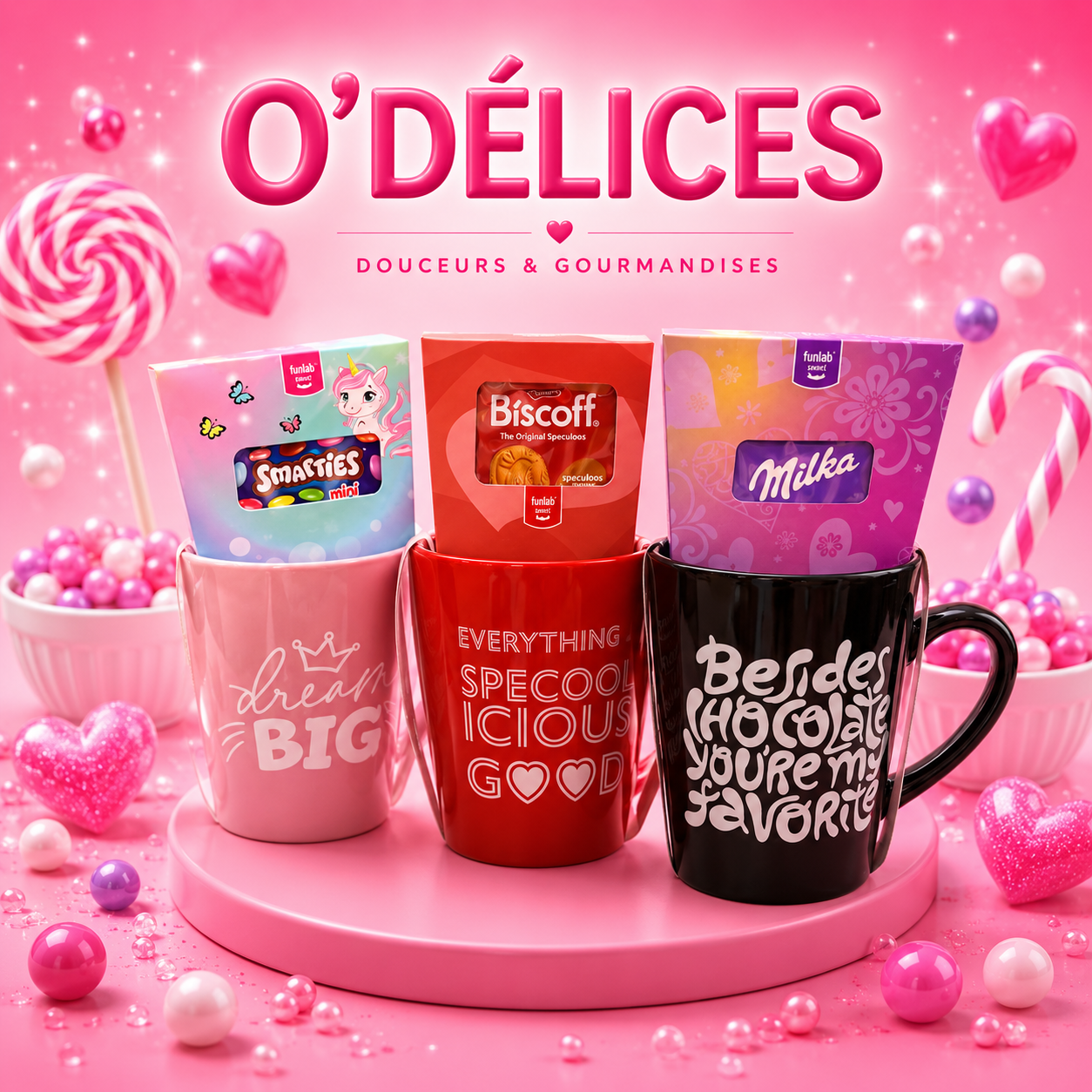 Tasses + chocolat (x1)