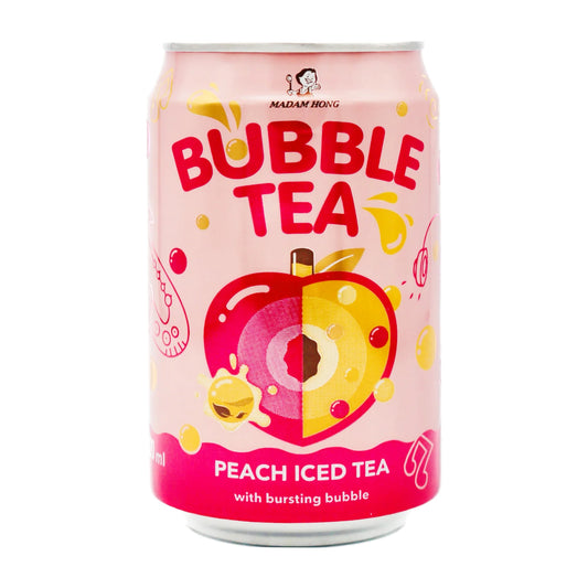 Boisson Bubble Tea pêche Iced Tea